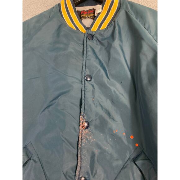 Men's Vintage‎ Bomber Jacket Size 44 Navy Casual Fall Dunbrooke - Picture 11 of 13